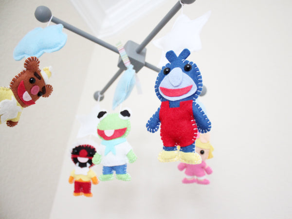 Classic Muppet Babies Mobile, Baby Crib Mobile, Nursery Room Decor